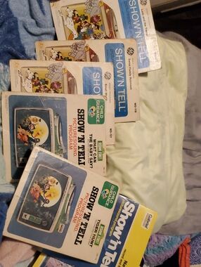 Vintage Show 'N Tell Picturesound Lot of 8 - Disney & Sesame Street